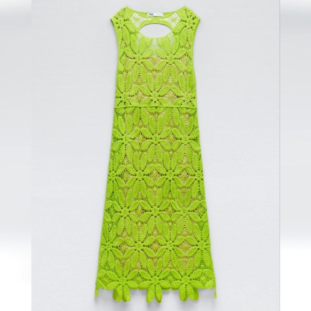 Macrame Knit Dress - Picture 4 of 4